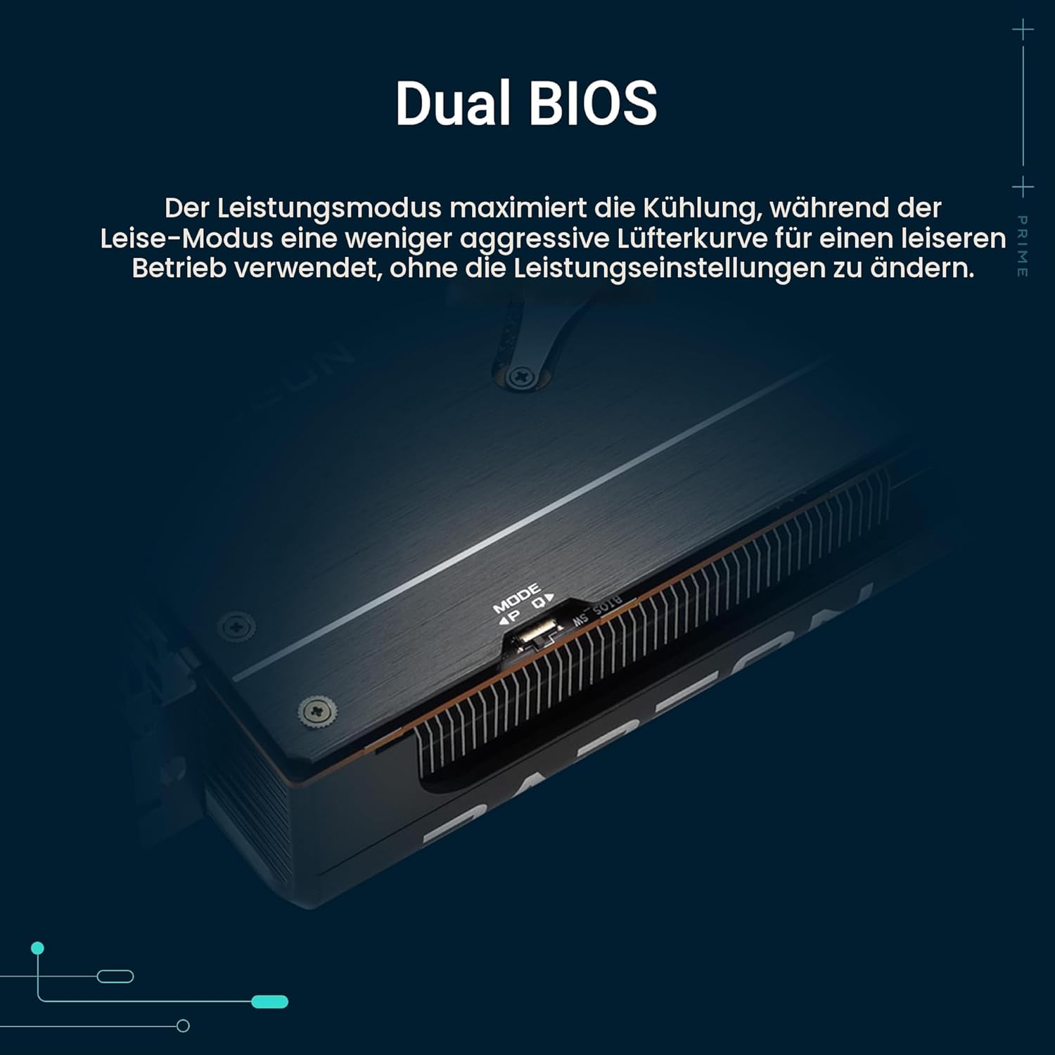 ASUS Prime Radeon RX 9070 XT OC Edition 16GB GDDR6 Gaming Grafikkarte