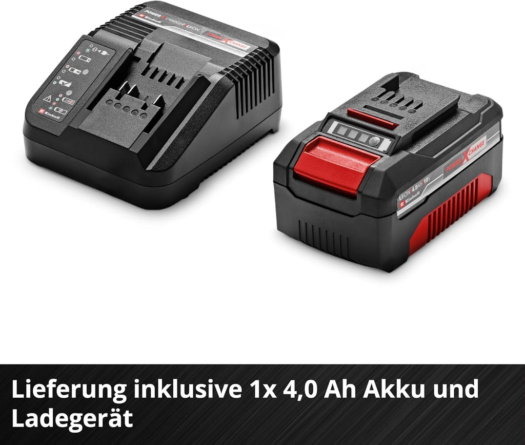 Einhell GE-CM 18/33 Li Akku-Rasenmäher 33 cm – 18V Power X-Change, Brushless Motor, 4,0 Ah Akku