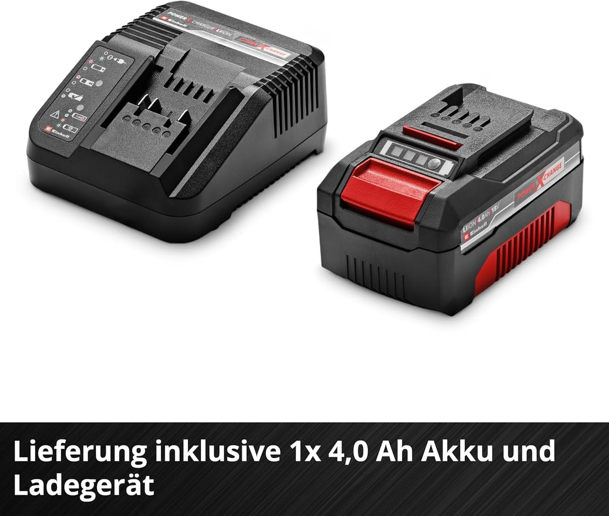 Einhell GE-CM 18/33 Li Akku-Rasenmäher 33 cm – 18V Power X-Change, Brushless Motor, 4,0 Ah Akku