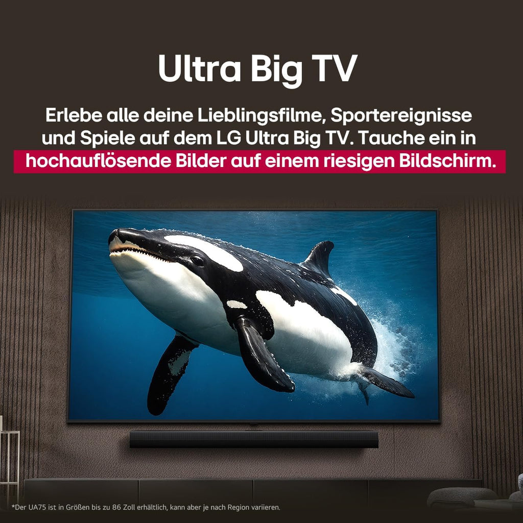 LG 50NANO80A6B TV 50 Zoll (127 cm) 4K NanoCell AI TV (α7 Gen8 4K AI Prozessor, webOS 25, 60Hz) [Modelljahr 2025]