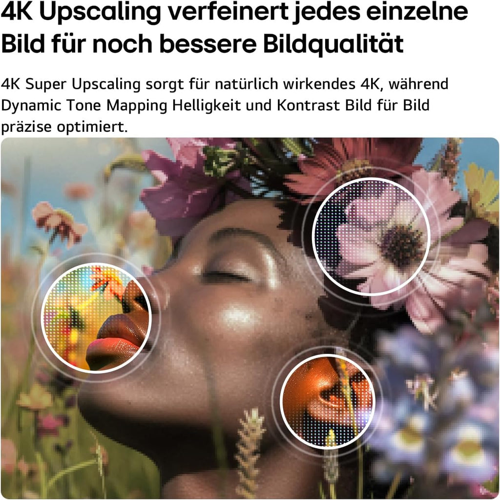LG 43NU8E0B3LA Nano 4K UHD TV, 43 Zoll, α7 Gen9 4K AI Prozessor, webOS 26, 60Hz, VRR bis zu 60Hz, Modelljahr 2026, Energieklasse F