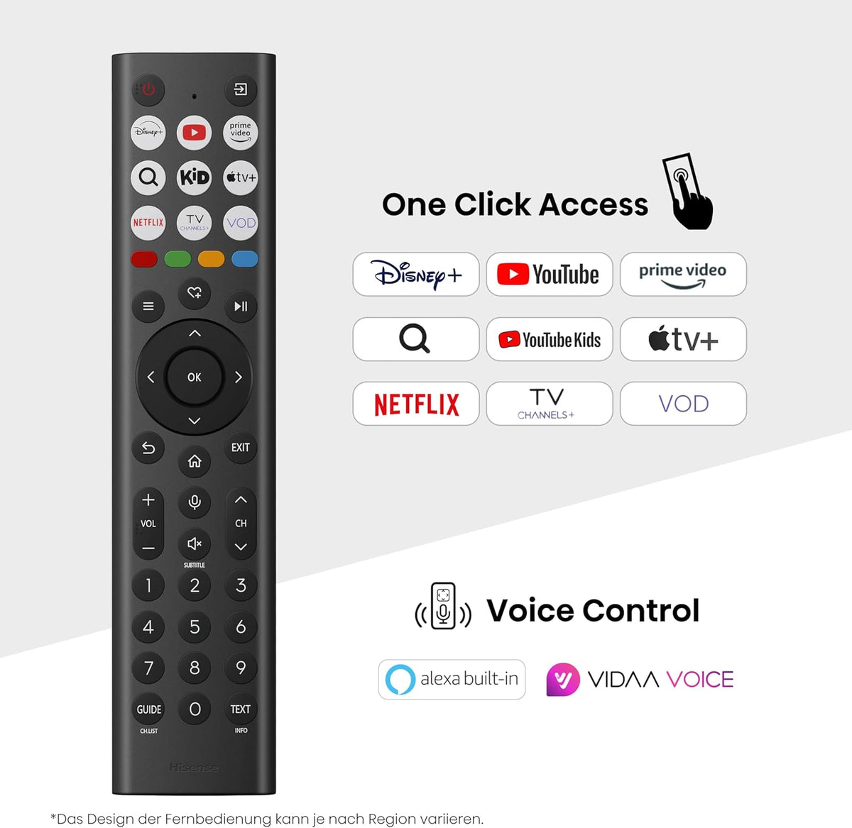 Hisense 43E7Q Fehrnseher, 43 Zoll, 4K UHD QLED, Smart TV, Game Mode Plus, Filmaker Mode, Dolby Vision Atmos, HDR10, HLG, HDR Immersive, AI 4K Upscaler, Dolby MS12, DTS X, Sprachsteuerung [2025]