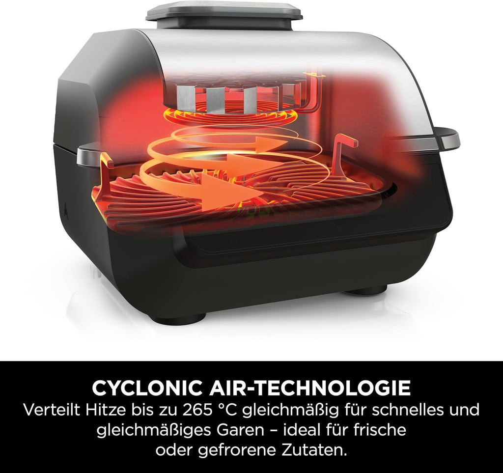 Ninja 5-in-1-Grill & -Heißluftfritteuse für den Innenraum, EG351EU