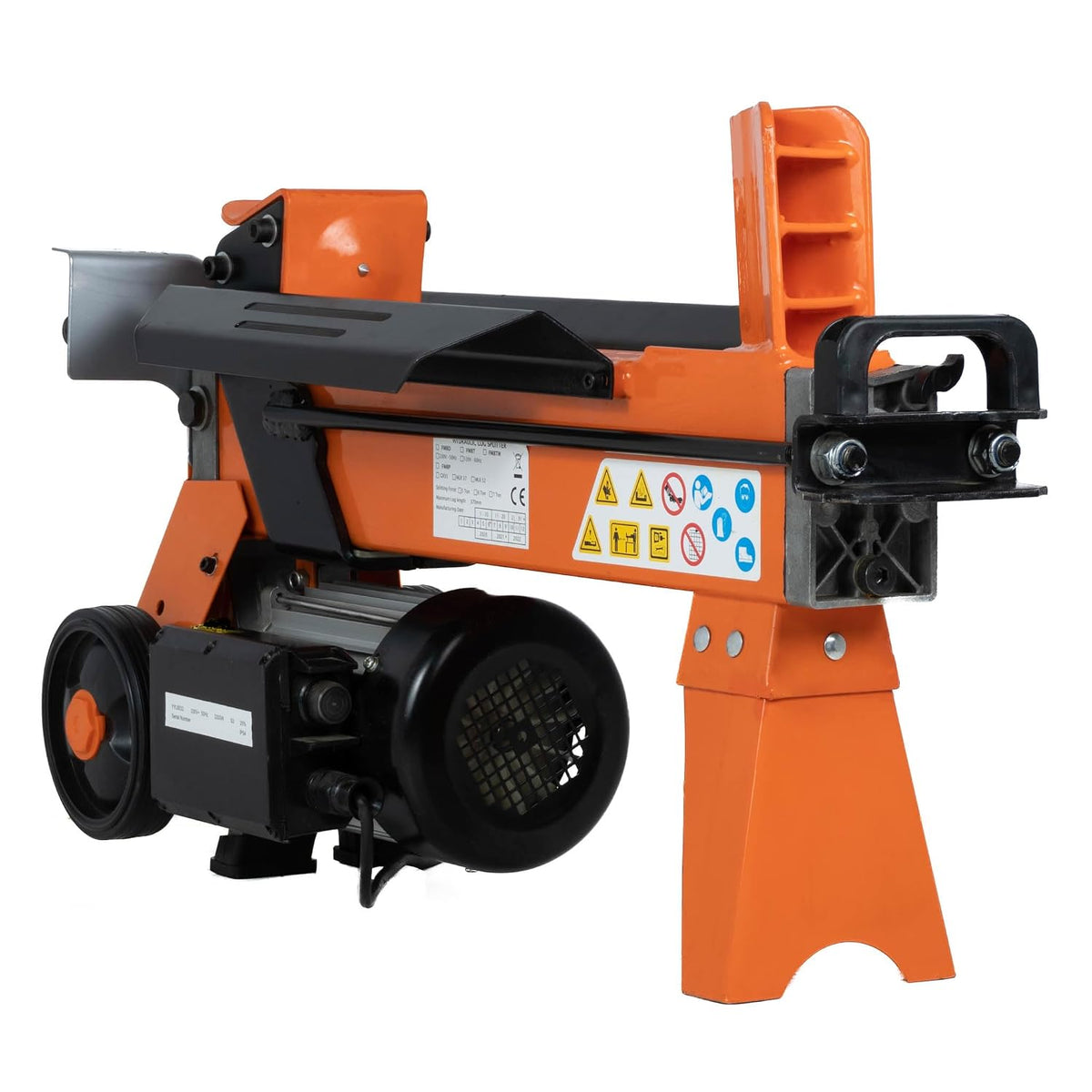 Forest Master FM8 Elektrischer Holzspalter, 5 Tonnen, strapazierfähig, FM8, für harte und gewürzte Hölzer
