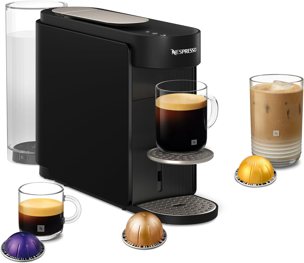 NESPRESSO KRUPS Vertuo Up Schwarz Kapselmaschine XN9408