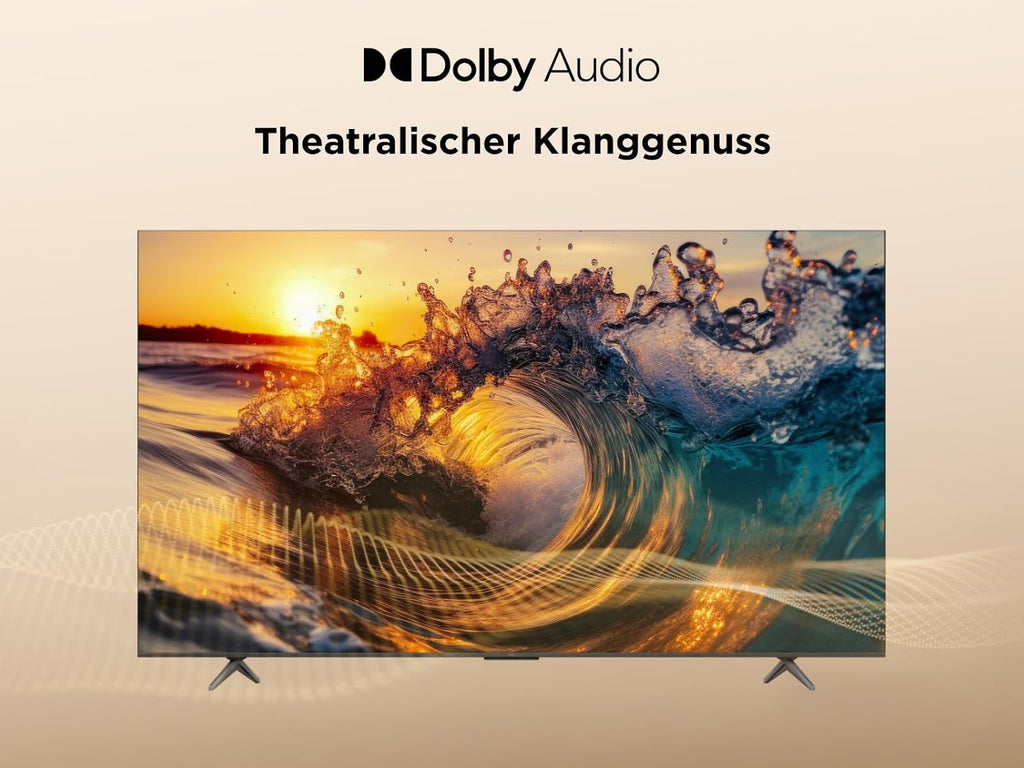TCL 43SF560 – 43 Zoll, Full HD Smart QLED Direct LED TV mit Fire TV & HDR, Metallic Design, Rahmenlos