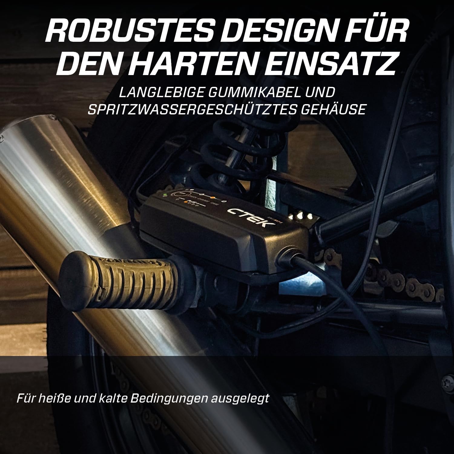 CTEK 40-659 Batterieladegerät 12V 5A – LiFePO4 & Blei, Desulfatierung, AGM, Temperaturkompensation