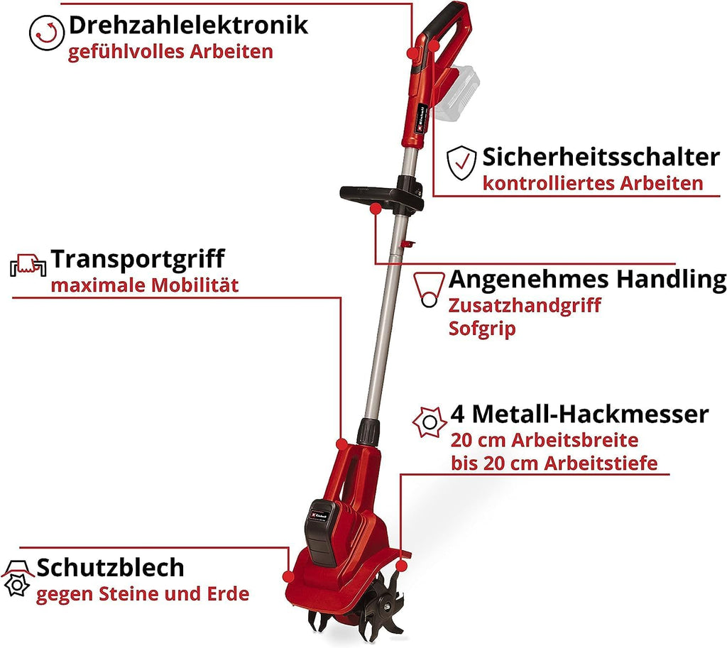 Einhell Akku-Bodenhacke GE-CR 18/20 Li E-Solo