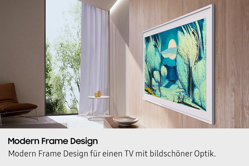 Samsung The Frame LS03F 4K QLED 65 Zoll (163 cm) UHD, NQ4 AI Gen2 Prozessor, Art Mode, Artful Picture Quality, One Connect Kabel, 2025