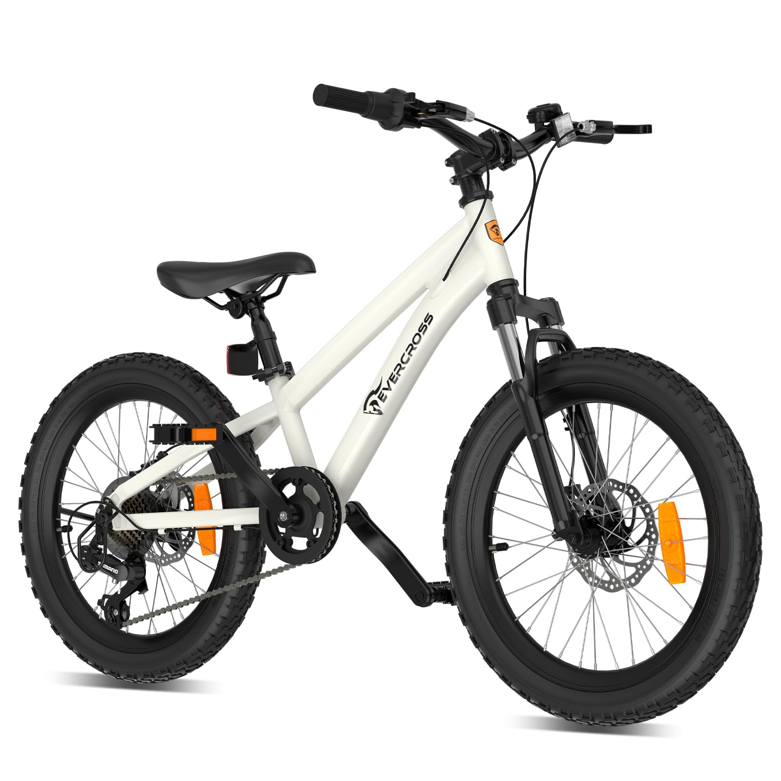 EVERCROSS EM5 20 Zoll Kinderfahrrad Mountainbike, 7-Gang MTB für Jungen & Mädchen (120-160cm), Leichtgewicht (15 kg) mit Federgabel & Dual-Scheibenbremsen,Höhenverstellbarer Sattel, Tragkraft bis 80kg