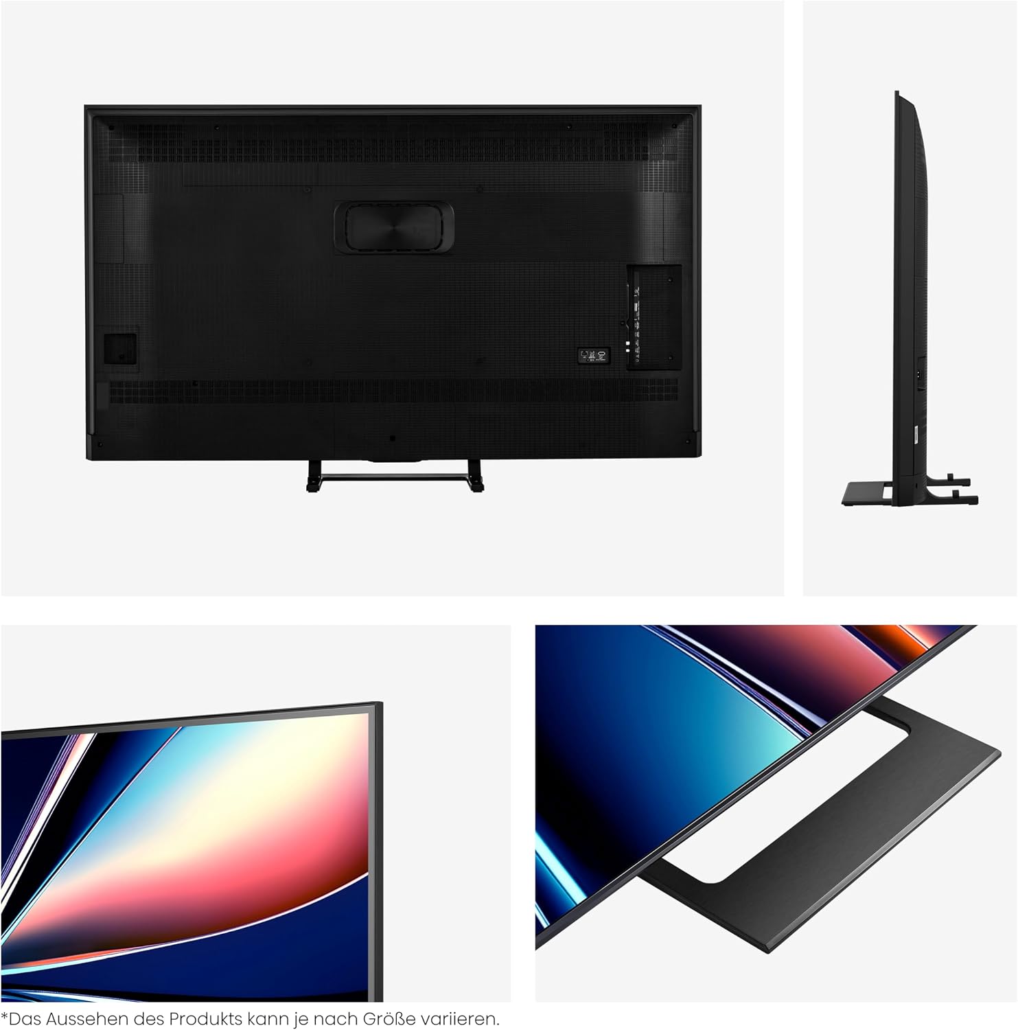 Hisense 55U7Q Fernseher 55 Zoll, 4K Mini LED ULED, Smart TV, Hi-View AI Engine, 144Hz Game Mode Pro, FreeSync Premium, Built in Subwoofer, Dolby Vision IQ Atmos, Airplay, Sprachsteuerung[2025]