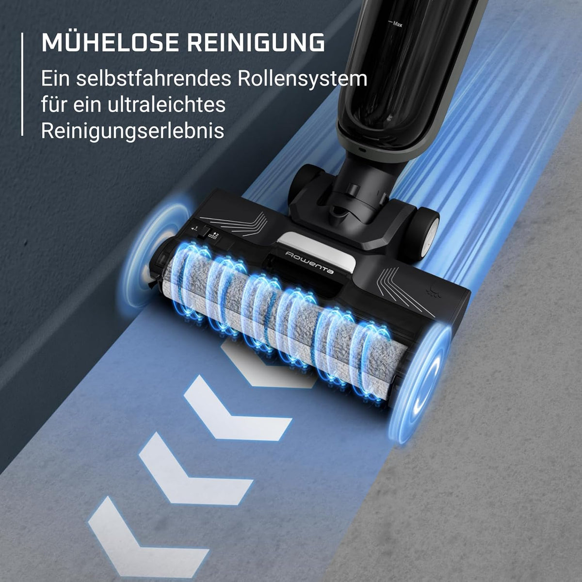 Rowenta X-Clean 4 kabelloser Nass-und Trockenstaubsauger, 50min Laufzeit