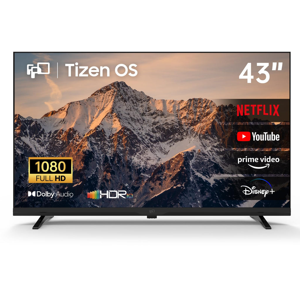 FPD Fernseher 55 Zoll Smart TV, 4K UHD mit Google TV & Google Cast, Dolby Vision und Atmos, HDR 10, MEMC für flüssige Bewegungen