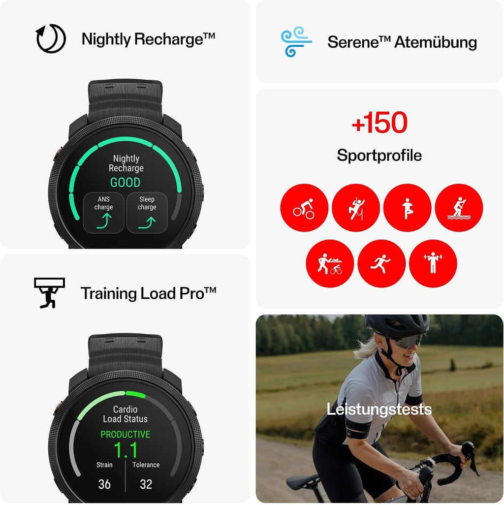 Polar Vantage M3 GPS-Laufuhr mit AMOLED