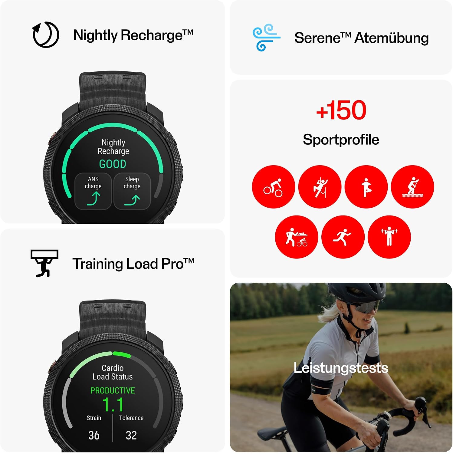 Polar Vantage M3 GPS-Laufuhr mit AMOLED