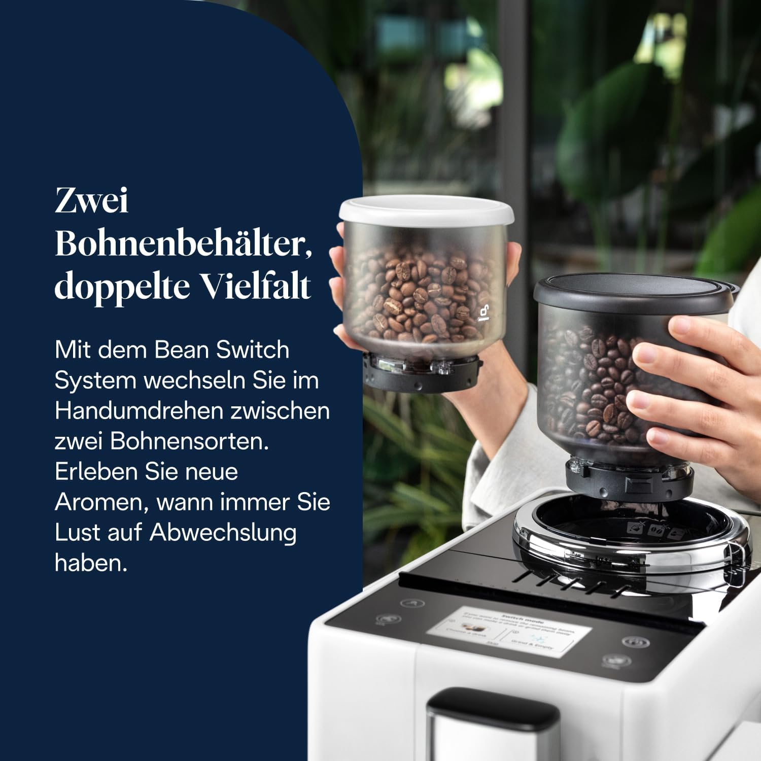De'Longhi Rivelia - Kaffeevollautomat 16 Getränke Weiß