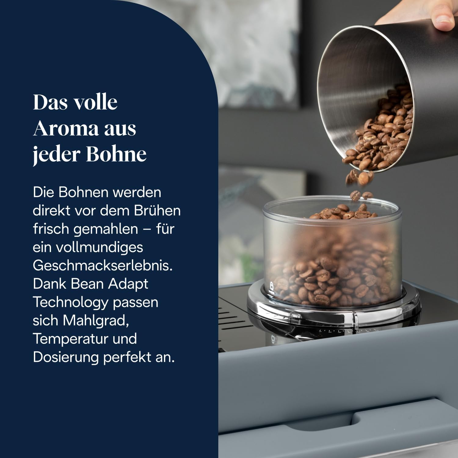 De'Longhi Rivelia - Kaffeevollautomat 16 Getränke Grau