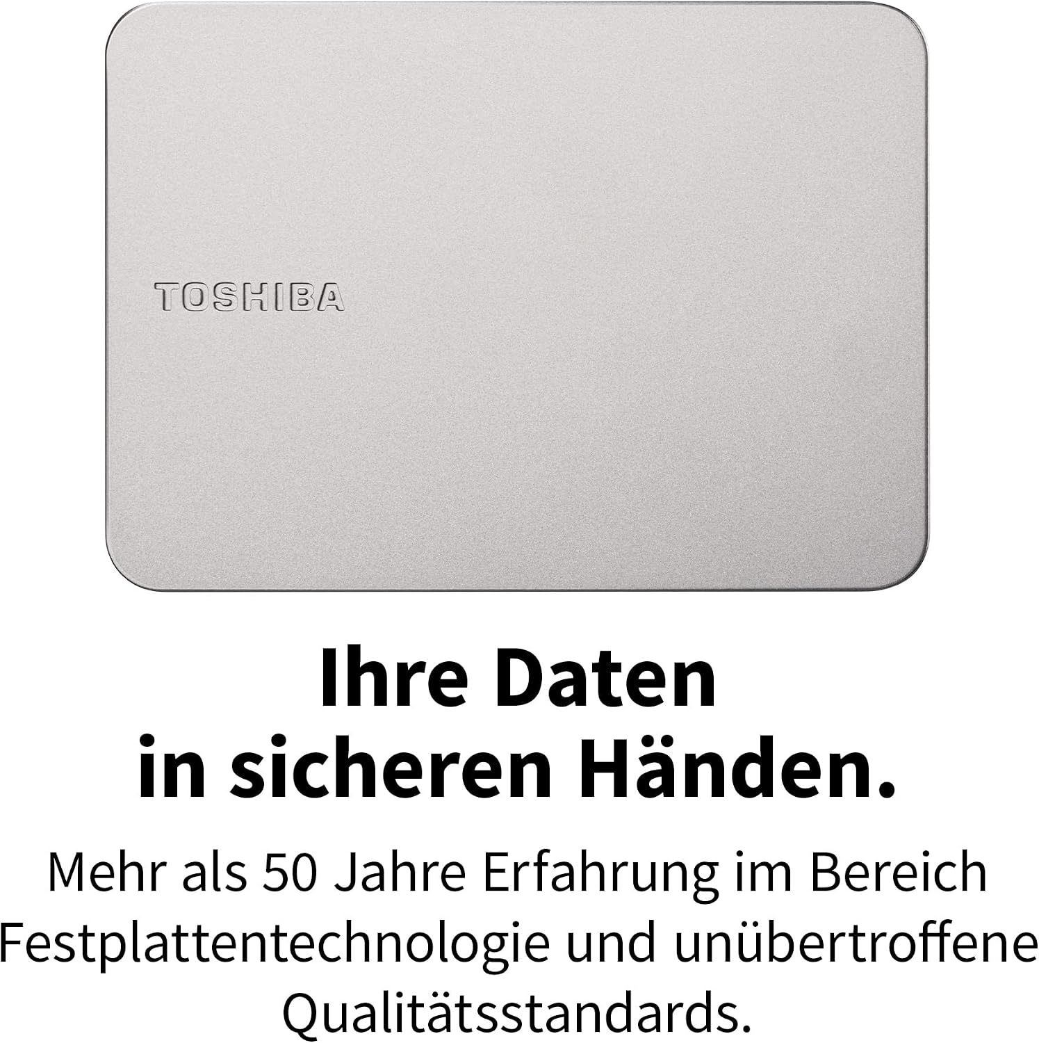 Toshiba Canvio Flex Disco Rigido Esterno 4 Tb Usb Tipo A 3.2 Gen 1 [3.1 Gen 1] Argento (toshiba Canvio Flex 4tb Silver)