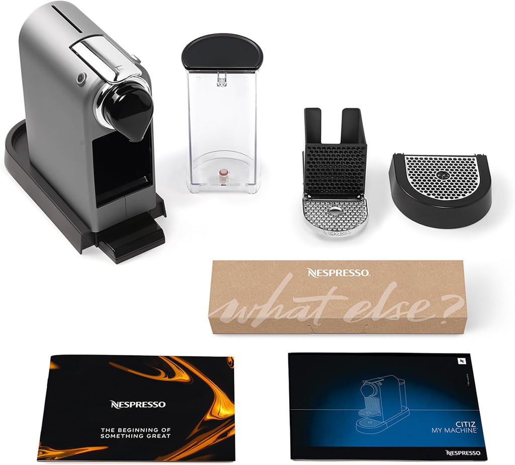 NESPRESSO KRUPS CitiZ Silber Original Kapselmaschine XN741B