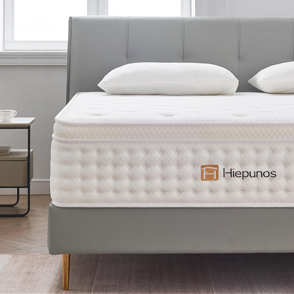 Hiepunos Matratze 180x200cm Höhe 26 cm, 7-Zonen Taschenfederkernmatratze H3
