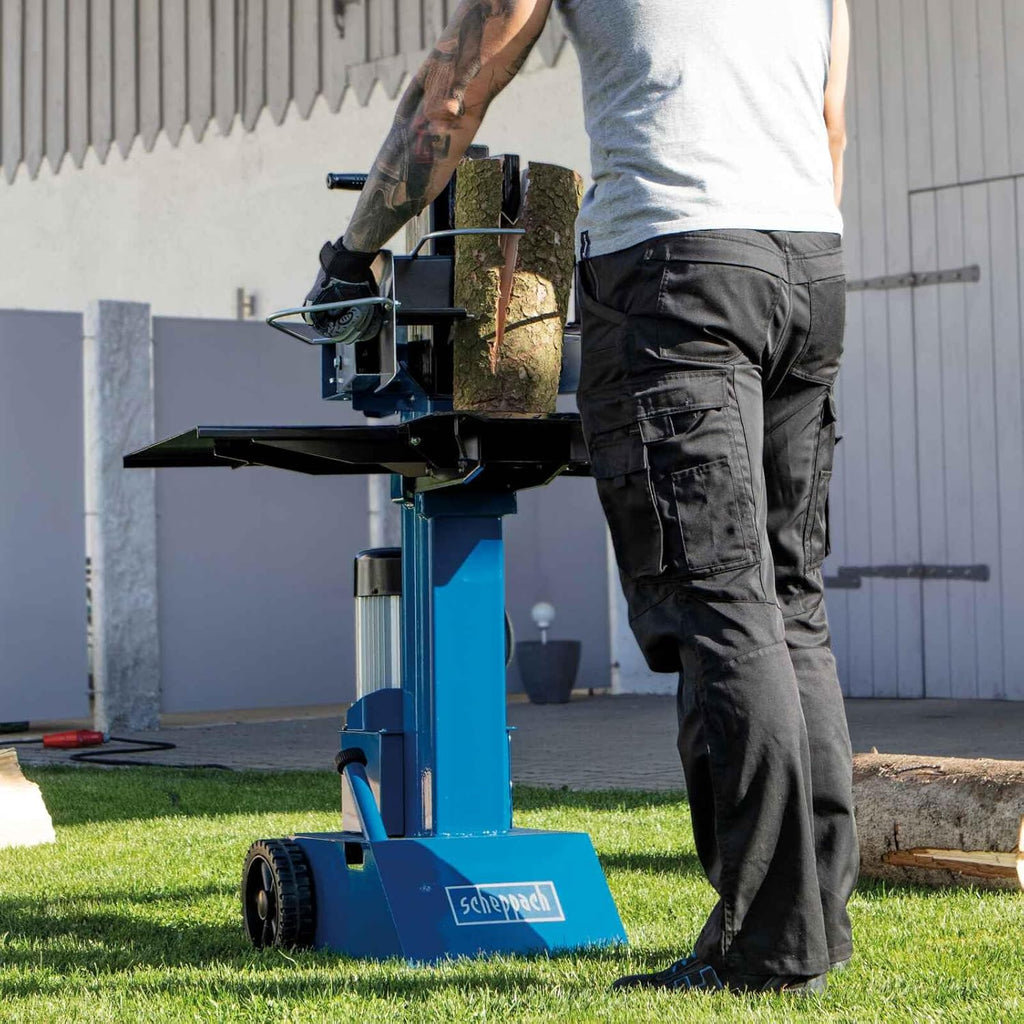 Scheppach Holzspalter HL810 Brennholzspalter mit 8 Tonnen Spaltkraft 3000W
