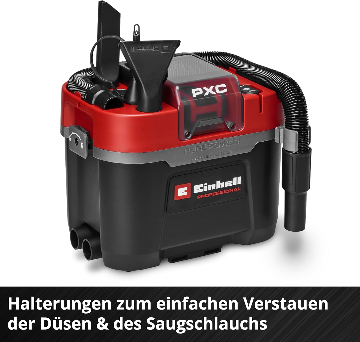 Einhell Professional Akku-Nass-Trockensauger TP-VC 18/10 Li BL L-Solo