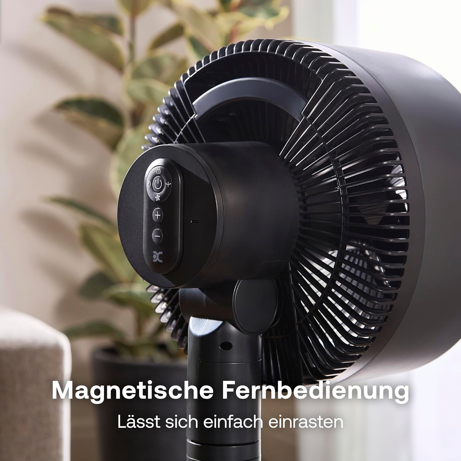 Dimplex DUOCOOL Smart Wireless 2-in-1 Akku-Ventilator – 45h, 36dB, IP54, 20m, Alexa, App, Schwarz