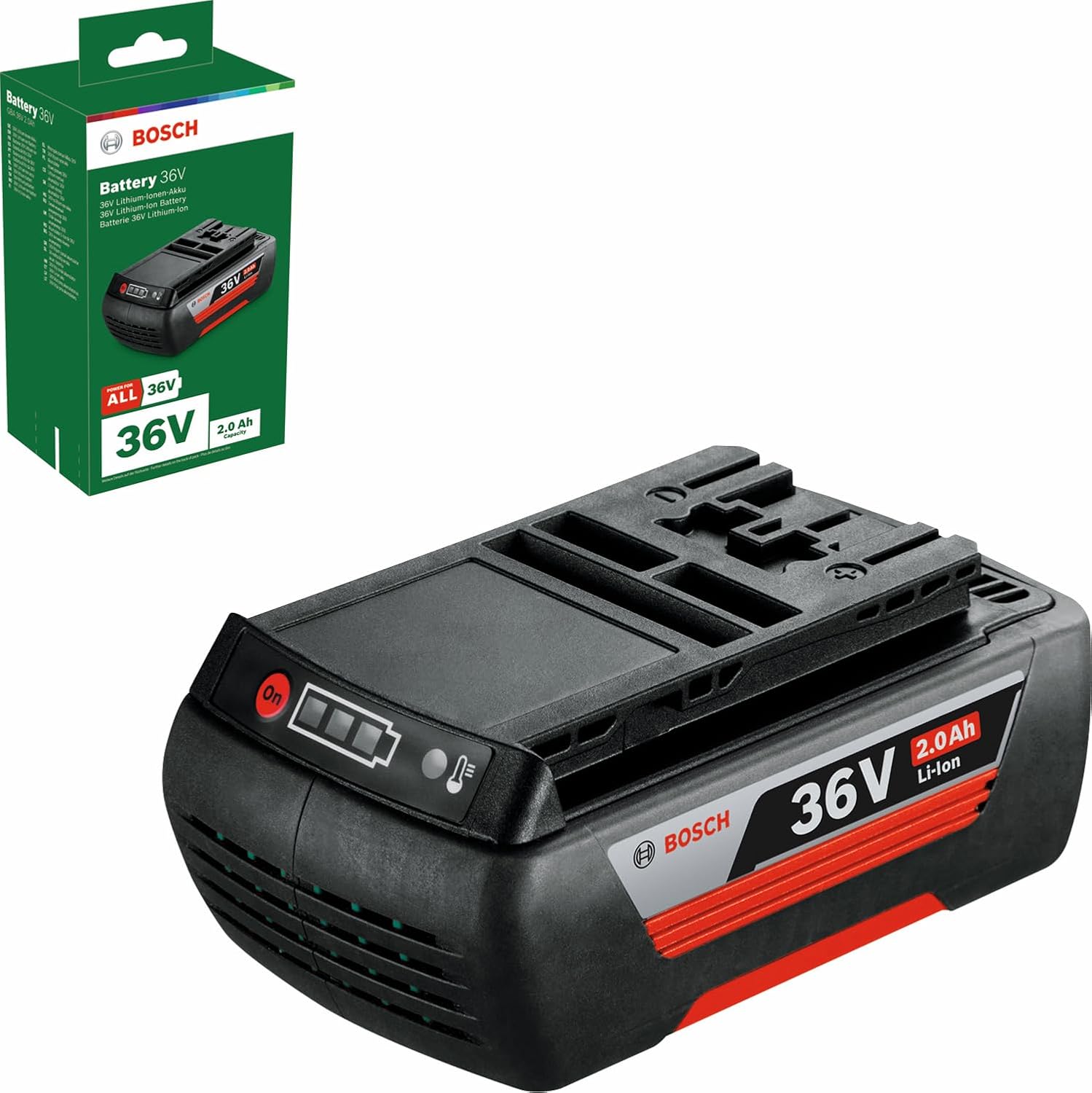 Bosch Home and Garden 36 V / 2.0 Ah lithium-ion battery, F016800474