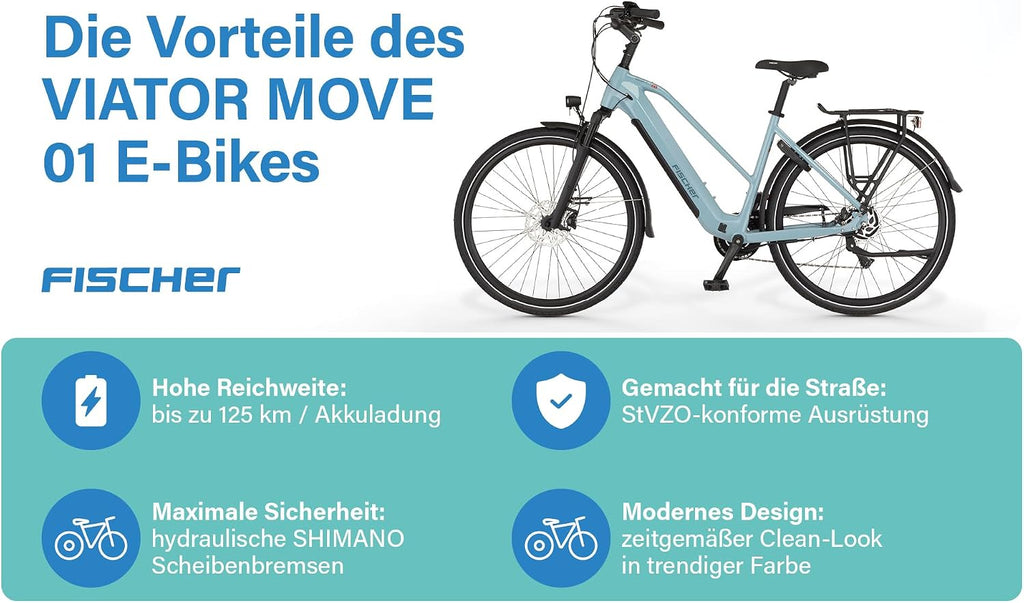 Fischr Viator Move 01 Electric Bike for Men and Women
