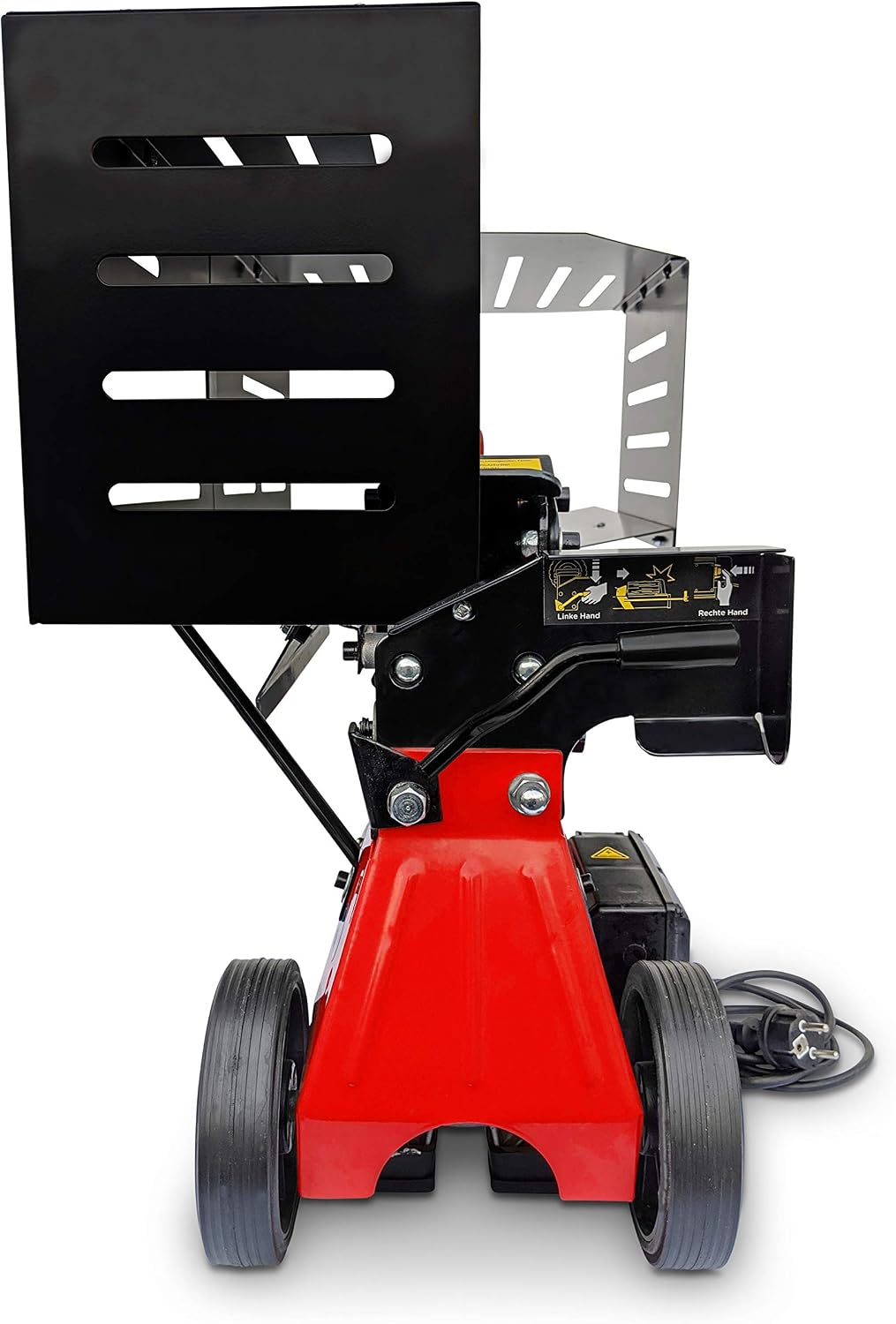 Holzspalter liegend | 6 Tonnen | Holzspalter liegend LS6T-52Ty | Elektrisch 230V | Hydraulik | Premium Liegend Holzspalter | CROSSFER® (6 Tonnen (230V))