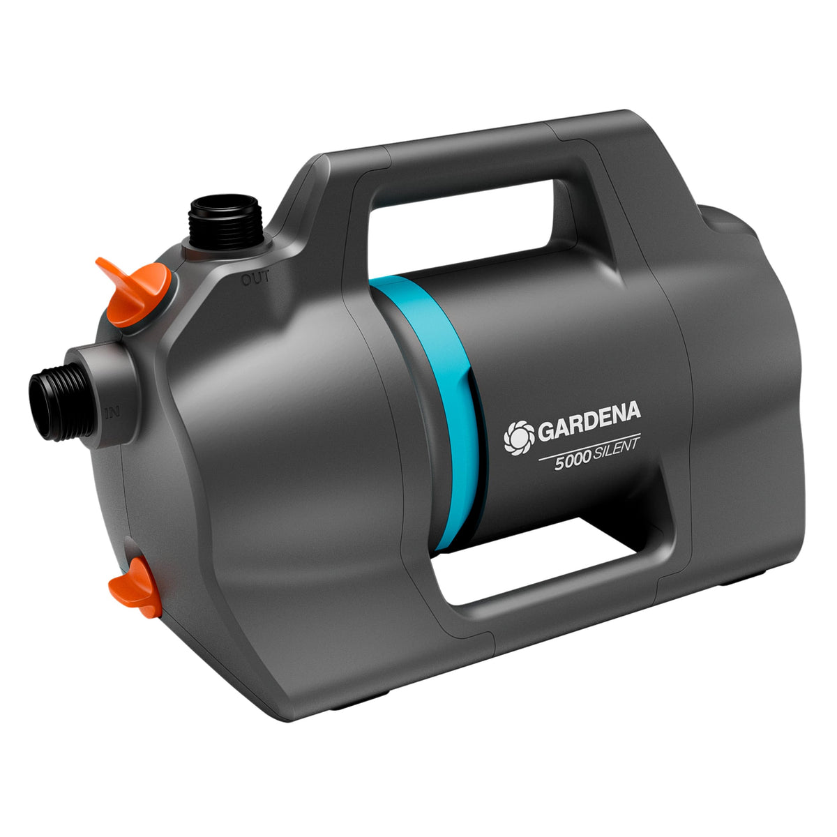 Gardena Gartenpumpe 5200 Silent Set Pumpen: 26% mehr Wasserdurchfluss bei gleichem Energieverbrauch im Vergleich zum Vorgänger-Modell*, Leise im Betrieb (09085-20)