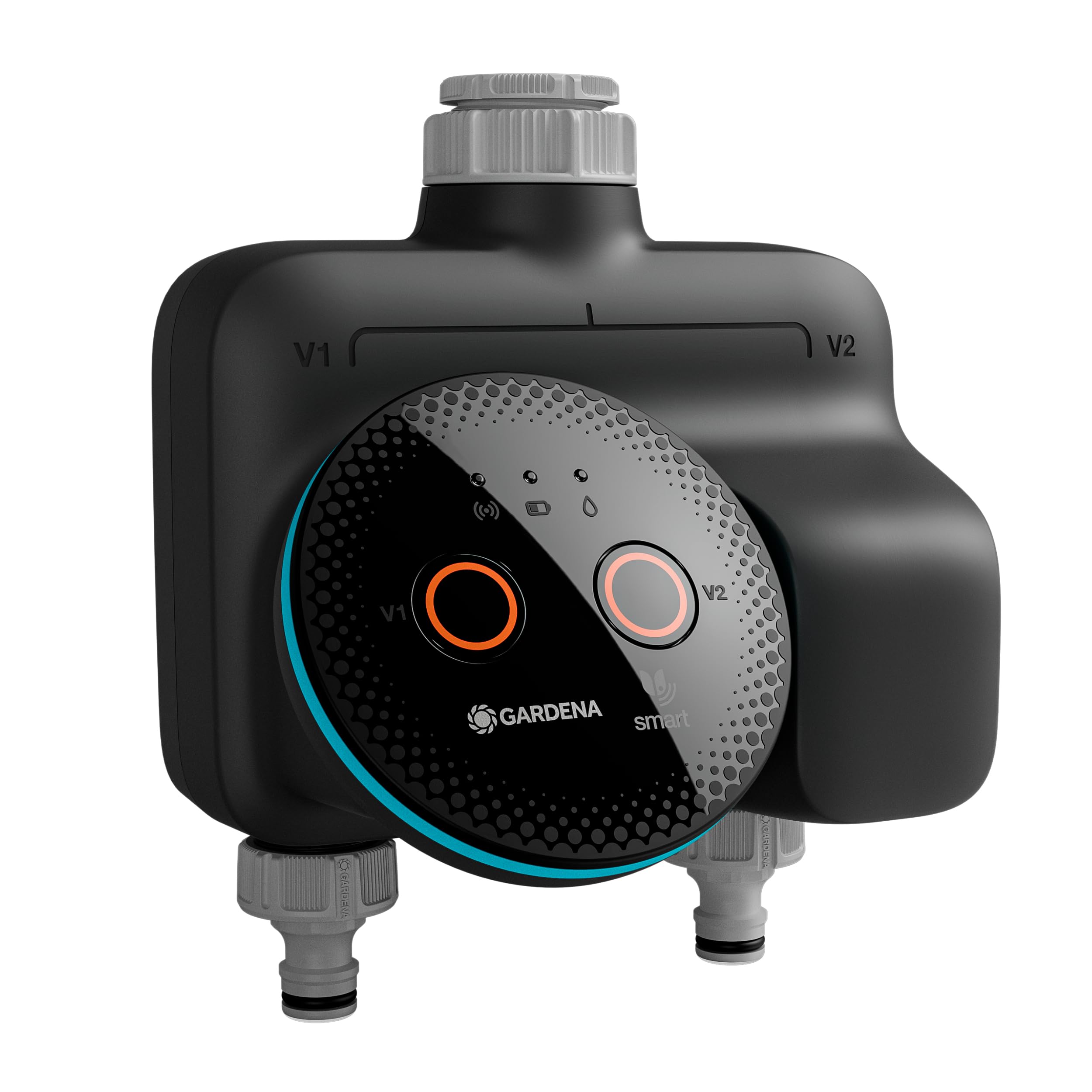Gardena smart Dual Water Control Bewässerungssteuerung; smart: Datengesteuerte Bewässerung*, Smart Home Integration*, Für zwei unabhängige Gartenbereiche, Hochwertige Ventiltechnik (19034-20)