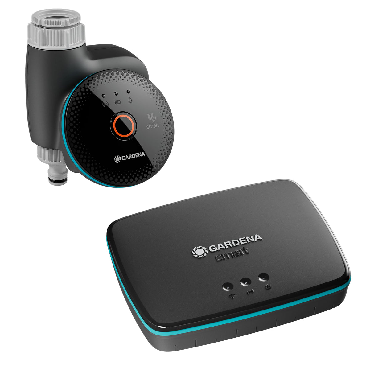 Gardena smart Sensor Control Set Bewässerungssteuerung; smart: Datengesteuerte Bewässerung*, Smart Home Integration*, Bodenfeuchtesensor im Lieferumfang enthalten, Hochwertige Ventiltechnik (19045-20)