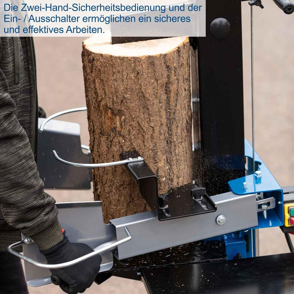 Scheppach Holzspalter HL810 Brennholzspalter mit 8 Tonnen Spaltkraft 3000W
