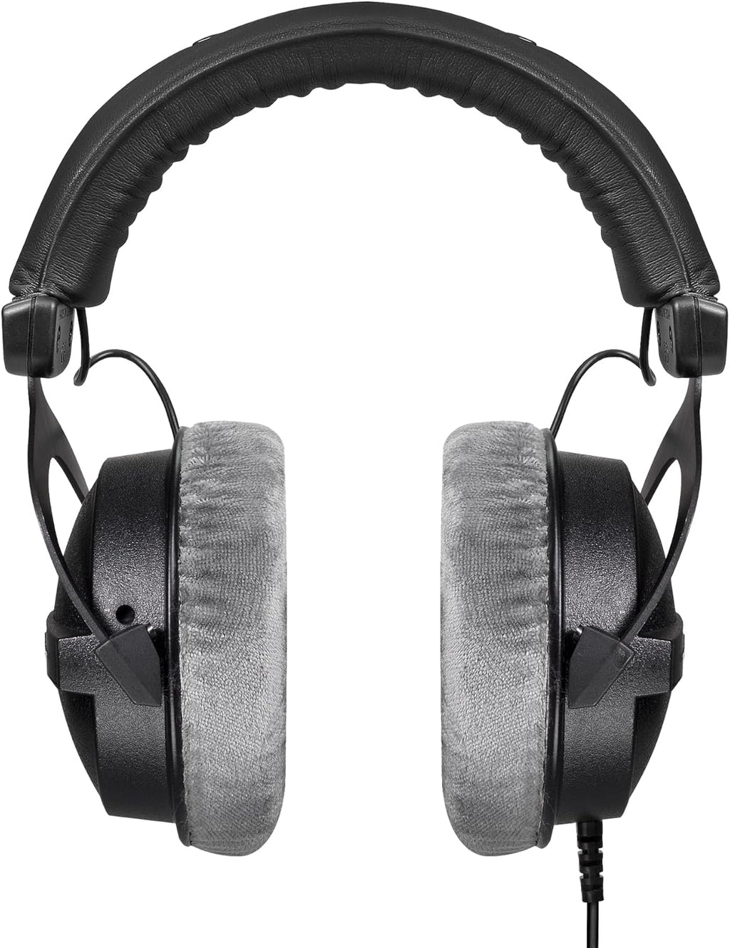 Beyerdynamic DT 770 PRO Over-Ear Studio Headphones in Black Closed design, wired for professional recording and monitoring. | Closed design, 80 ohm impedance, bass reflex system, velour ear pads, interchangeable parts, made in Germany