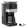Krups Filterkaffeemaschine T8, 850 Watt, automatische Abschaltung, 8-12 Tassen, 1L Fassungsvermögen, permanenter Filter, beleuchteter Ein-/ Ausschalter, benutzerfreundlich, schwarz, KM4689