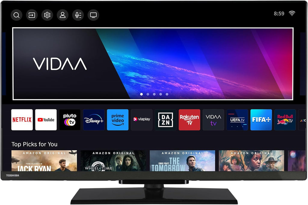 Toshiba 32LV3F63DAZ Fernseher 32 Zoll VIDAA Smart TV mit Full HD Auflösung