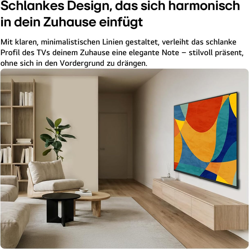 LG 43NU8E0B3LA Nano 4K UHD TV, 43 Zoll, α7 Gen9 4K AI Prozessor, webOS 26, 60Hz, VRR bis zu 60Hz, Modelljahr 2026, Energieklasse F