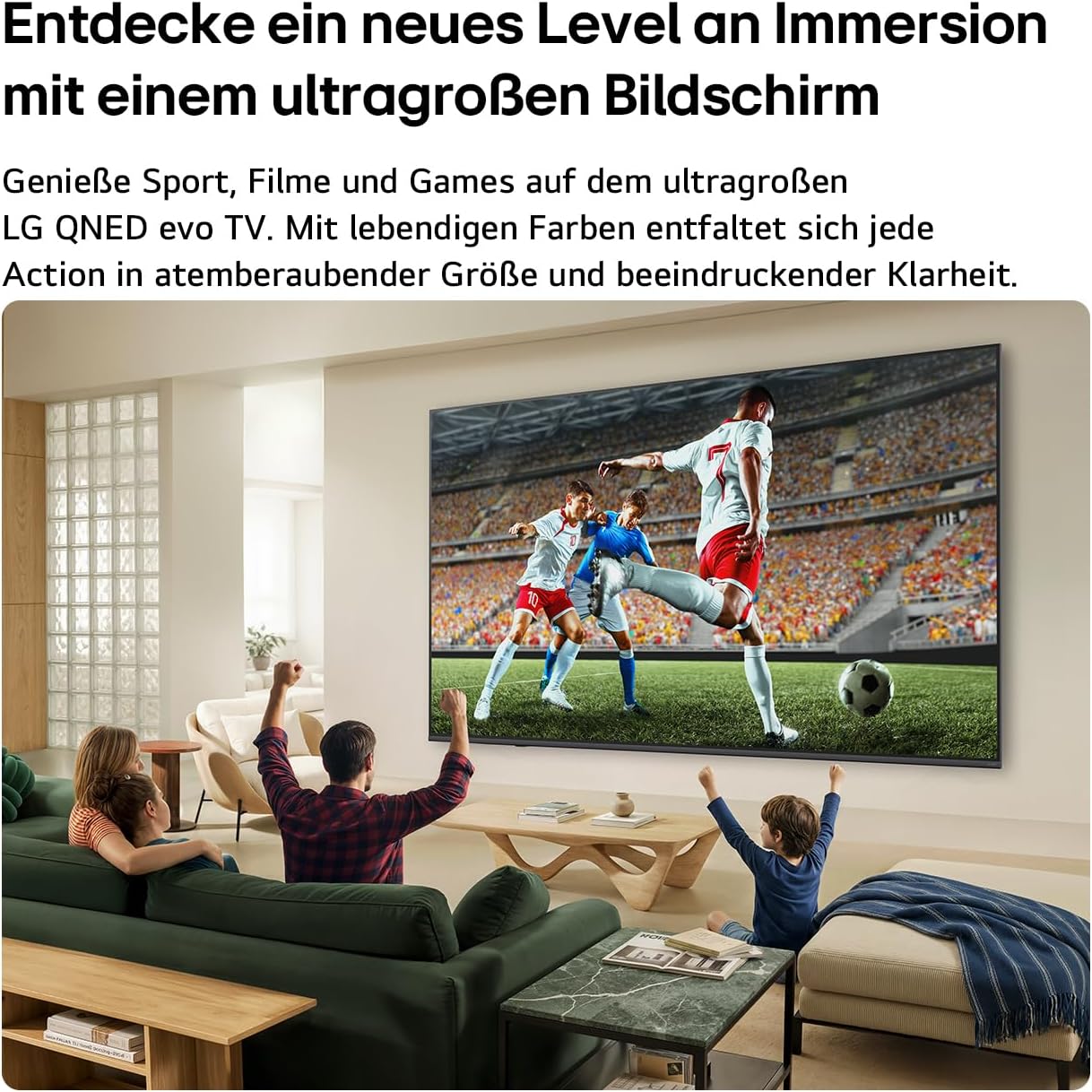 LG 75QNED83B6A TV 75 Zoll (190 cm) 4K QNED evo Mini LED AI TV (α8 Gen3 4K AI Prozessor, webOS 26, 120Hz (VRR bis zu 144Hz)) [Modelljahr 2026] [Energieklasse F]