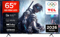 TCL 65T8D QD-Mini LED 65 Zoll Fernseher, 4K Smart TV, Google TV, 144 Hz