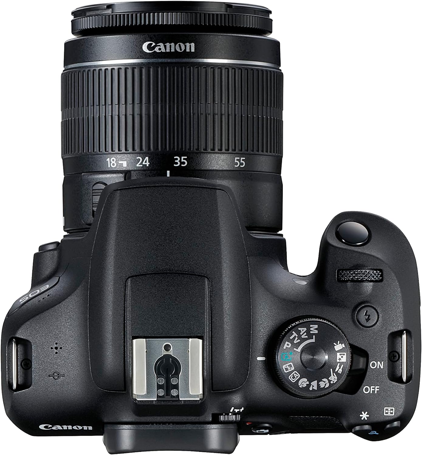 Canon EOS 2000D SLR Camera with EF-S 18–55 F3.5-5.6 III Lens (24.1 MP, DIGIC 4+, 7.5 cm (3.0 Inch) LCD, Display, Full HD, WiFi, APS-C CMOS Sensor), Black