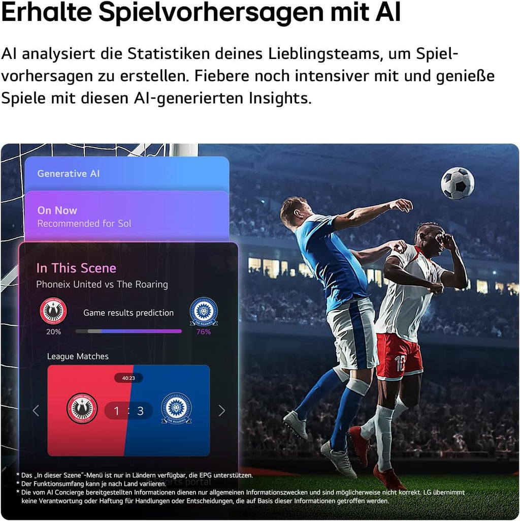 LG 75QNED83B6A TV 75 Zoll (190 cm) 4K QNED evo Mini LED AI TV (α8 Gen3 4K AI Prozessor, webOS 26, 120Hz (VRR bis zu 144Hz)) [Modelljahr 2026] [Energieklasse F]