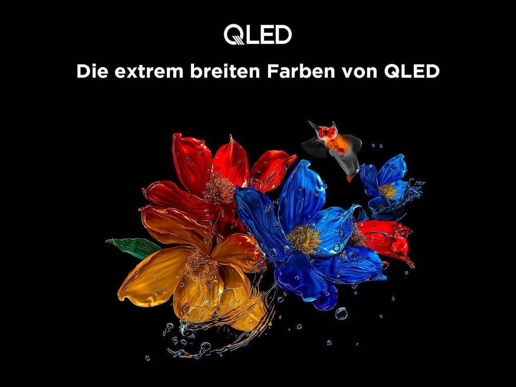 TCL 50T6C 50 Zoll QLED Fernseher, 4K UHD Fire TV, HDR10+, Dolby Vision & Atmos, Smart TV mit Sprachsteuerung mit Alexa, Google Cast & AirPlay 2