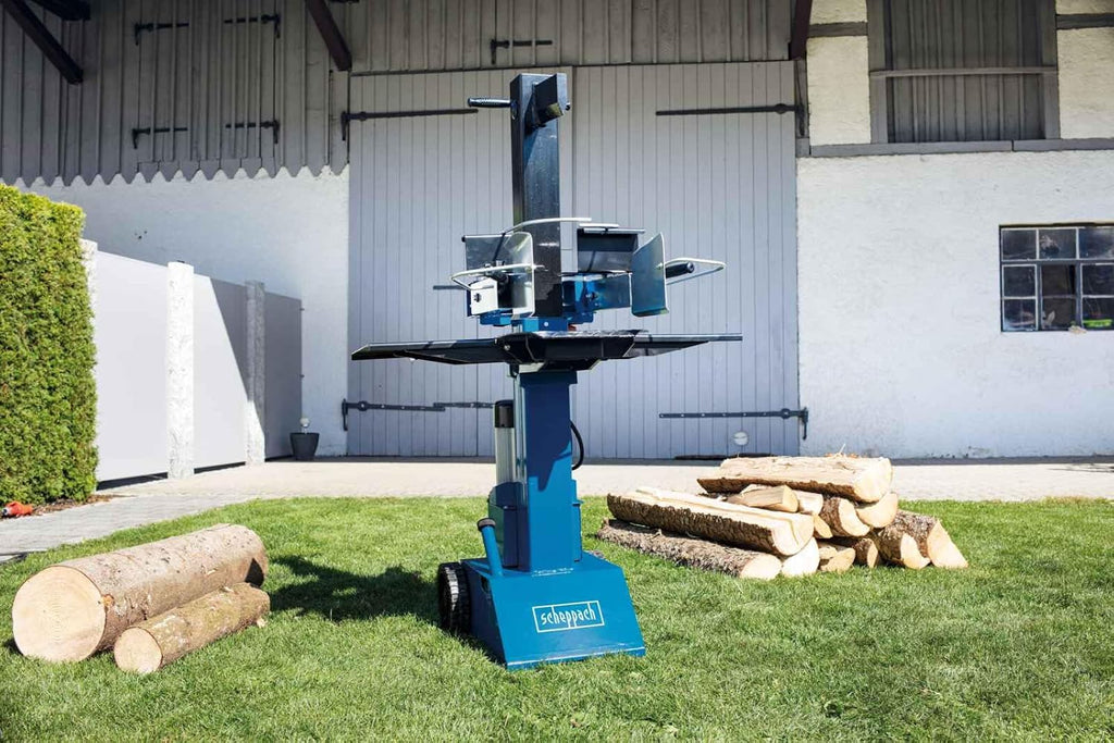 Scheppach Holzspalter HL810 Brennholzspalter mit 8 Tonnen Spaltkraft 3000W