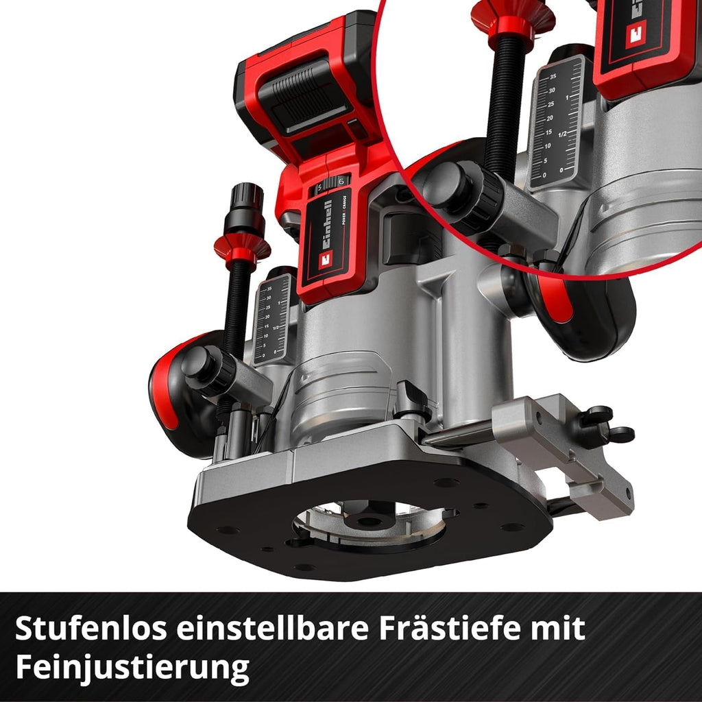 Einhell Prof. Akku-Ober-/Kantenfräsen-Set TP-RO 18 Set Li BL-Solo