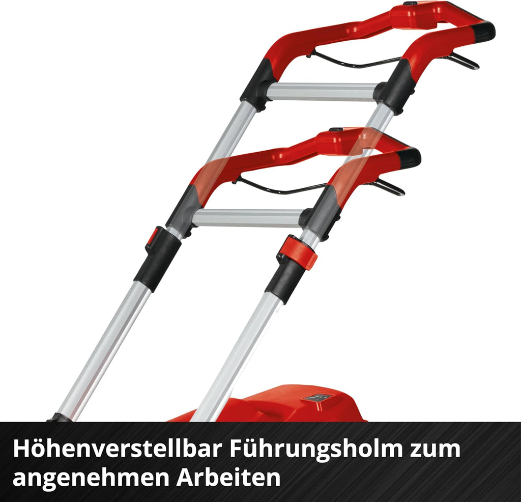 Einhell Akku-Rasenmäher RASARRO 36/42 Kit Power X-Change (36 V, 42 cm Schnittbreite, bis 550 m², Brushless, Mulchfunktion, 50L Fangkorb, inkl. 2X 4,0 Ah Akkus + Ladegerät)