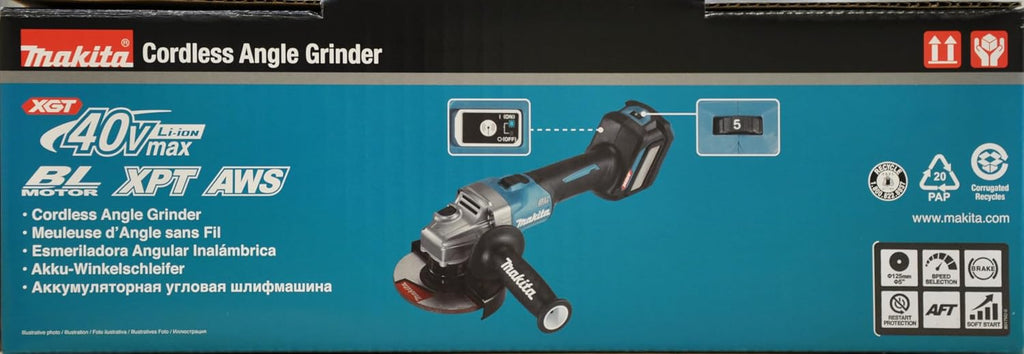 Makita GA023GZ Akku-Winkelschleifer 40V max. (ohne Akku, ohne Ladegerät)