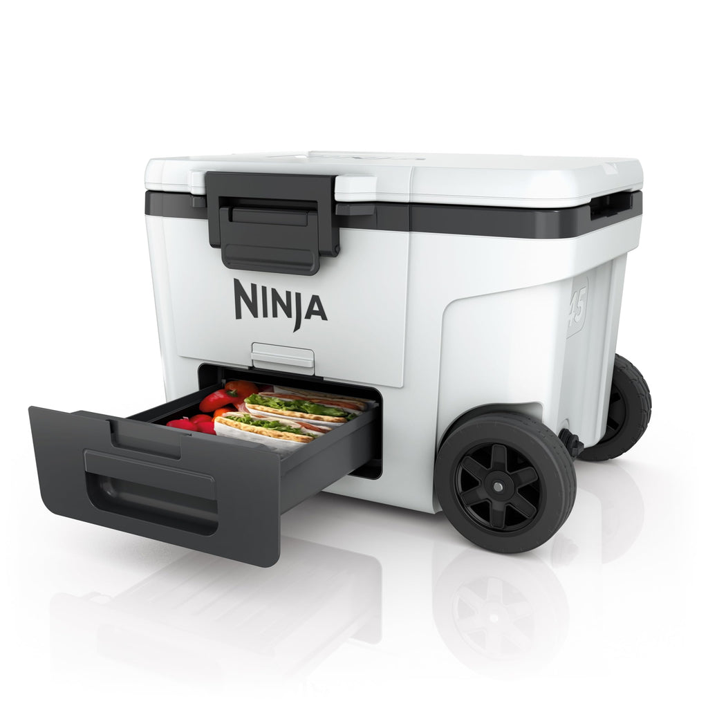 Ninja FrostVault Kühlbox mit Rollen und Isolierung, Schiefergrau, FB230EUGY