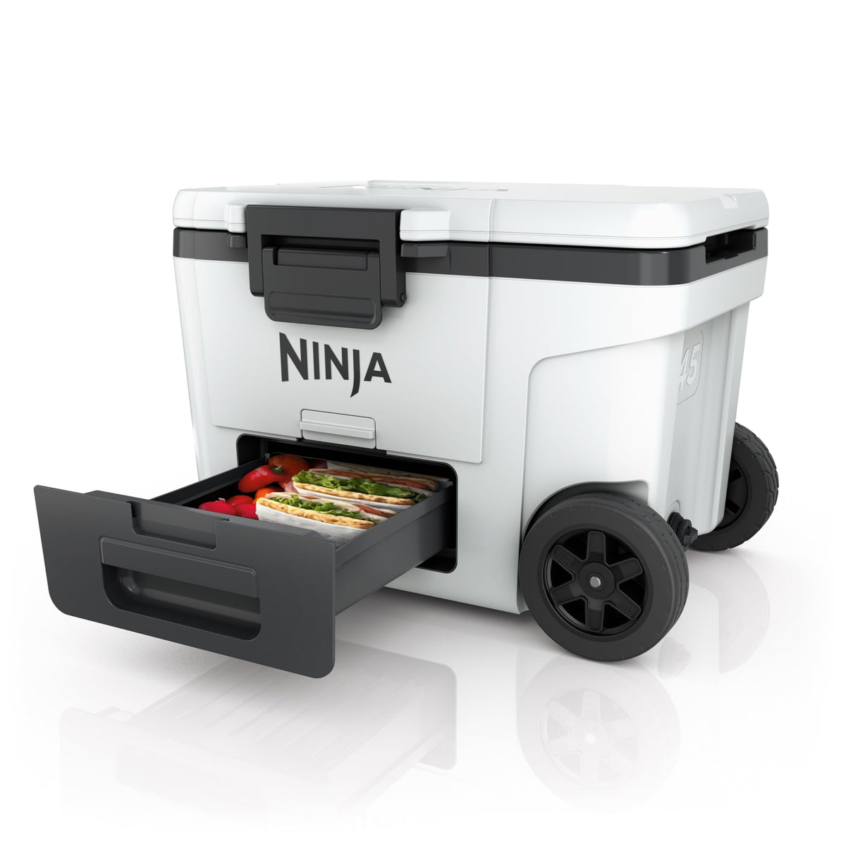 Ninja FrostVault Kühlbox mit Rollen und Isolierung, Schiefergrau, FB230EUGY