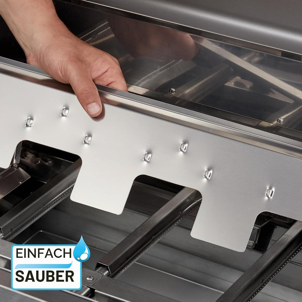 Enders® Gasgrill MONROE PRO X 3 S TURBO, 3-Edelstahlbrenner, Sichtfenster, HEAT RANGE™, SWITCH GRID™, 800 °C TURBO ZONE™, SIMPLE CLEAN™, #8374